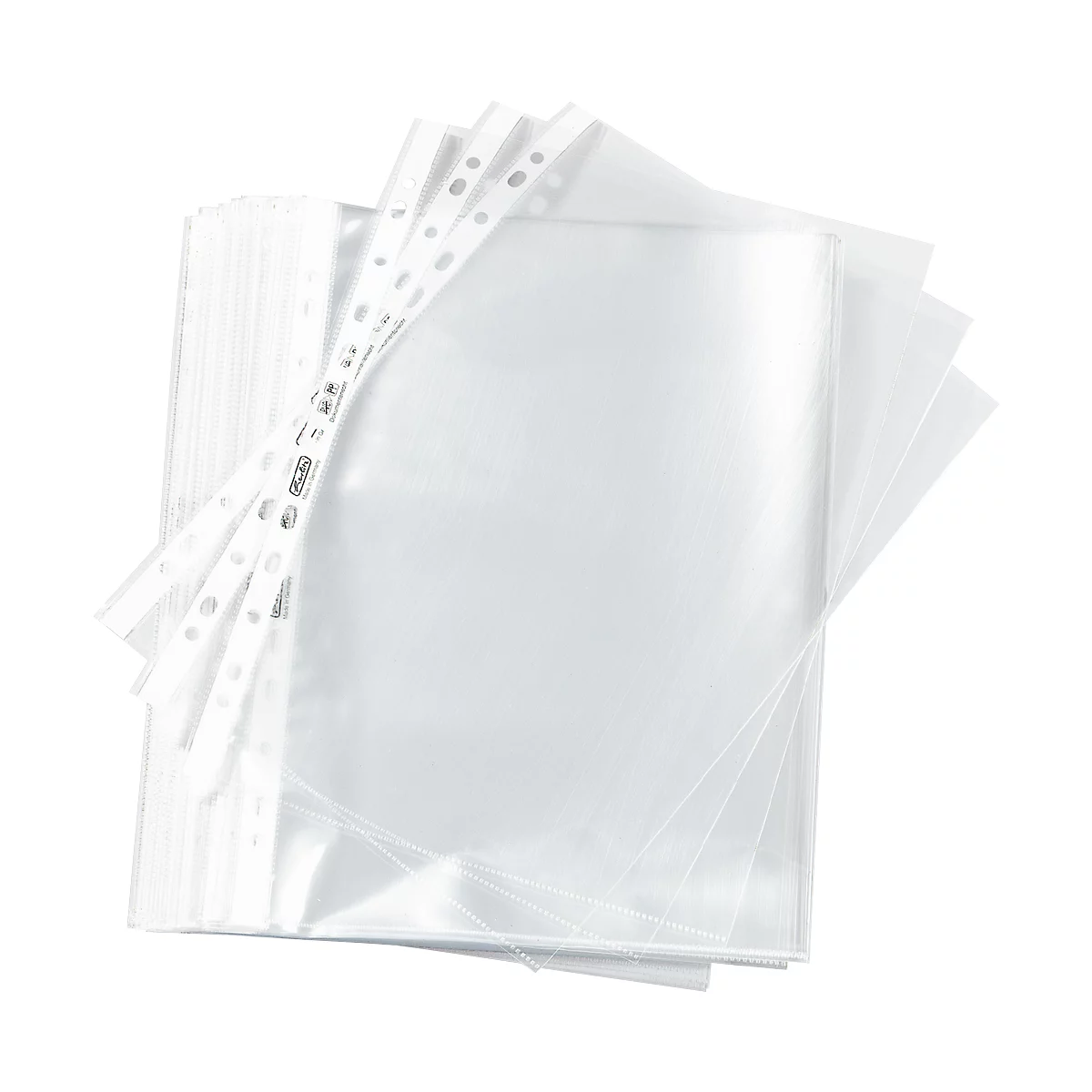 Lot de 12 Pochette Plastique A4, Pochettes Perforées Extensibles