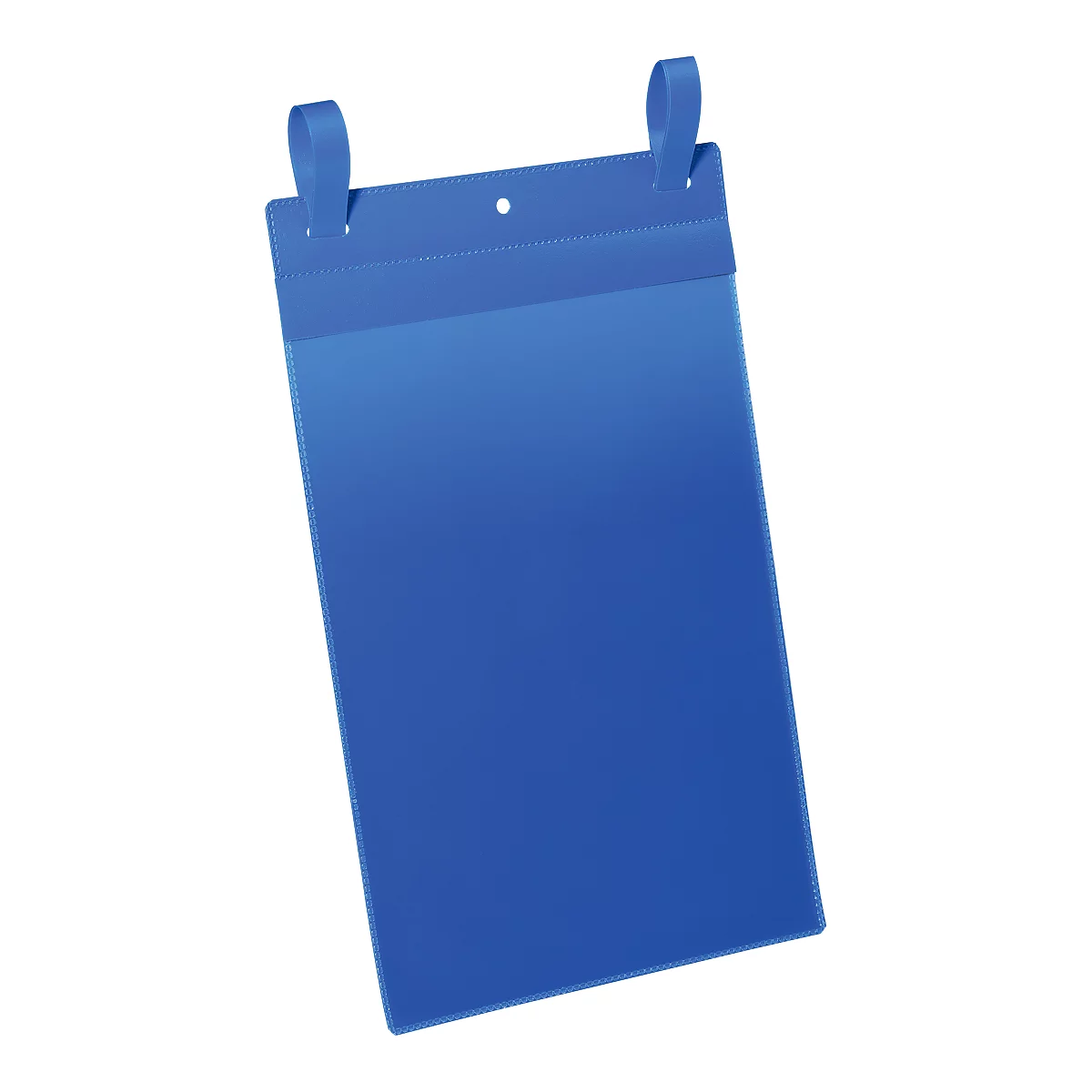 Pochettes pour documents avec languettes, l. 210 x H 297 mm (A5 portrait), 50 p., bleu