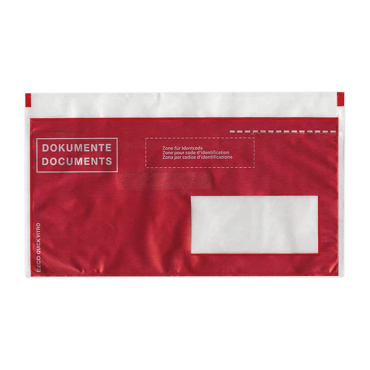 Pochettes pour documents Quick Vitro Elco, C5/6, avec fenêtre à droite, 250 p.