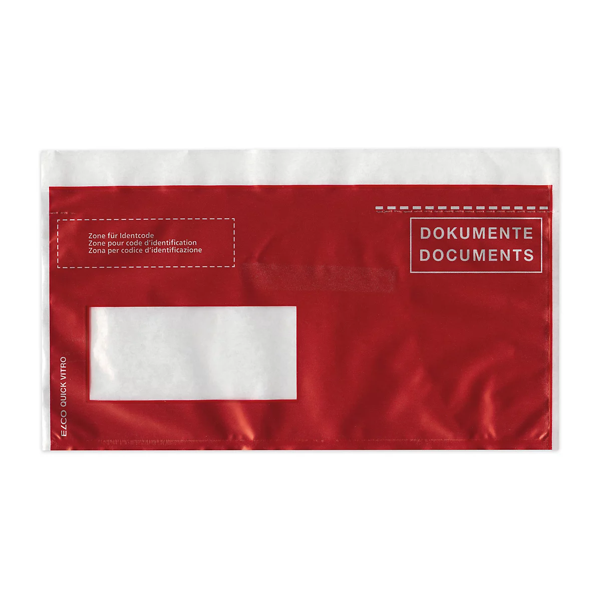 Pochettes pour documents Quick Vitro Elco, C5/6, avec fenêtre à gauche, 250 p.