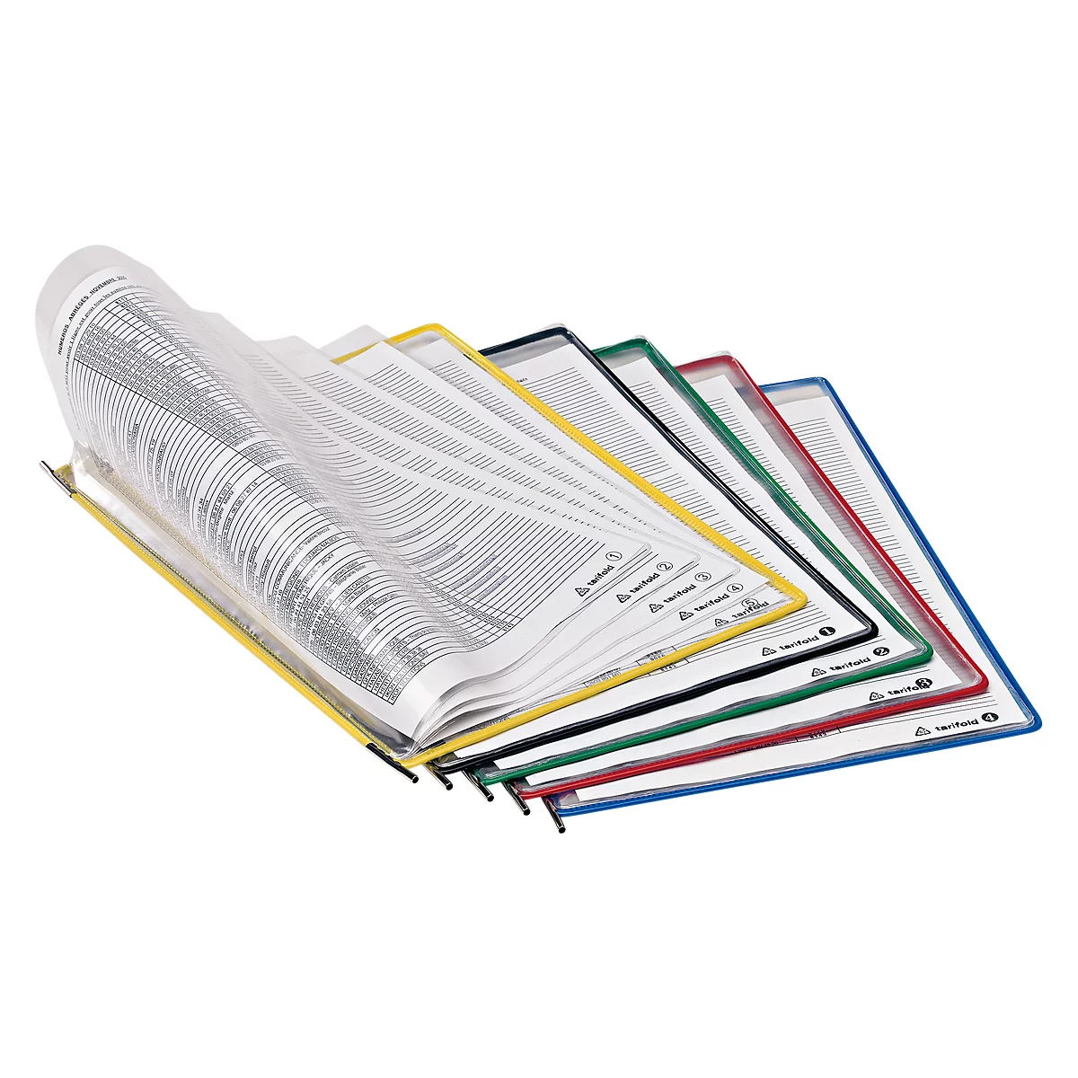 Pochettes pour système de présentation format A4 tarifold, transparent