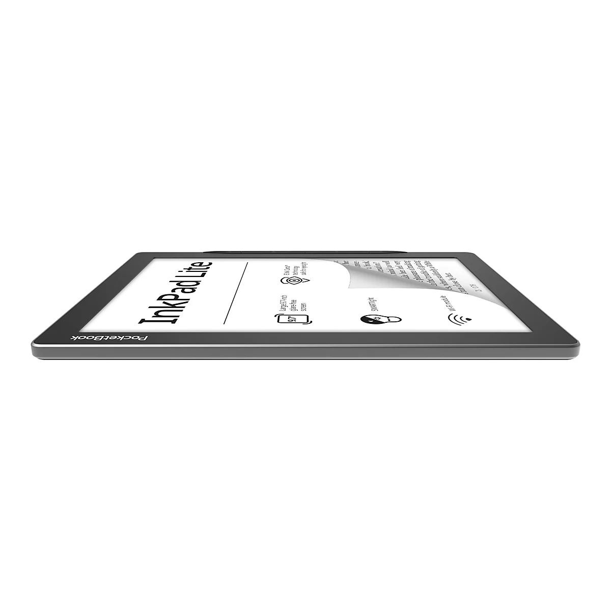PocketBook InkPad Lite - eBook-Reader - 8 GB - 22.9 cm (9') einfarbig E Ink Carta (1200 x 825) - Touchscreen - microSD-Steckplatz