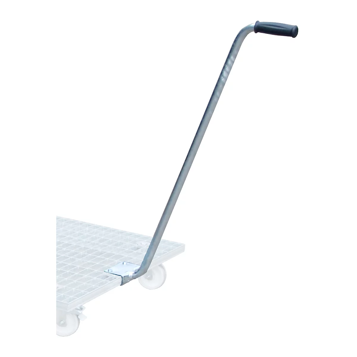 Poignée de poussée Bauer, pour châssis mobile à caillebotis, L 880 x l. 130 mm
