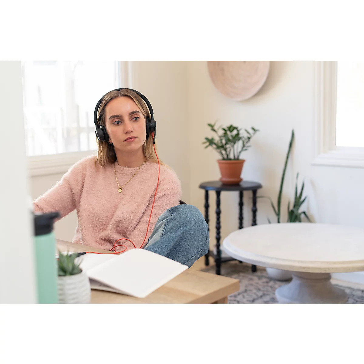 Poly Blackwire 8225 USB-C Stereo-Headset, für Microsoft Teams zertifiziert, + USB-C/A-Adapter