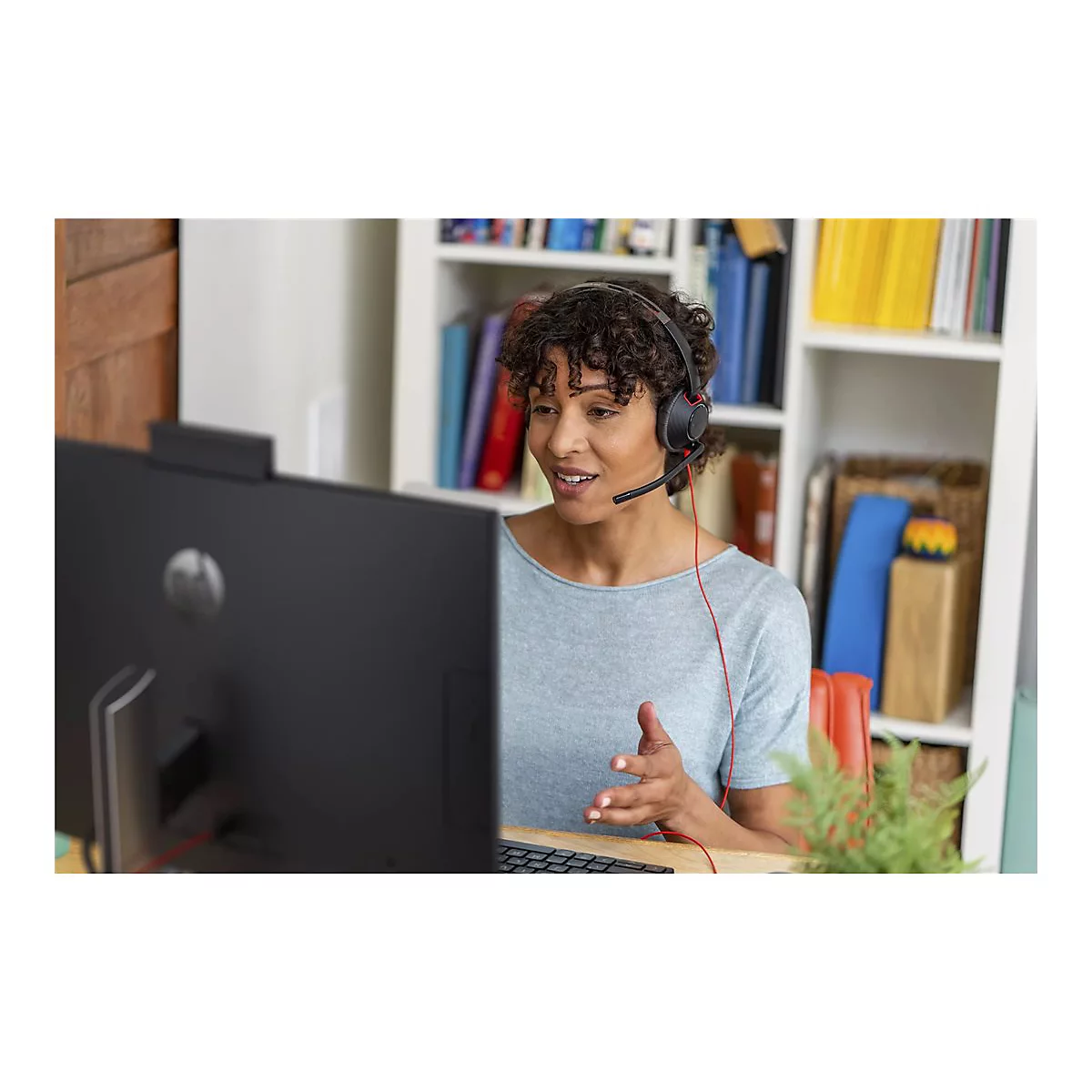 Poly Blackwire C5210 - Blackwire 5200 series - Headset - On-Ear - kabelgebunden - USB-C, 3,5 mm Stecker