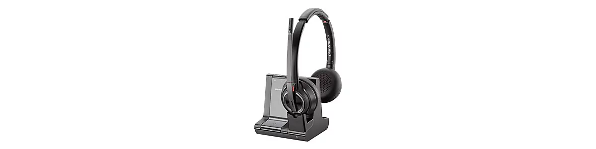 Poly Savi 8200 Series W8220-M - Microsoft - Headset - On-Ear - DECT / Bluetooth - kabellos