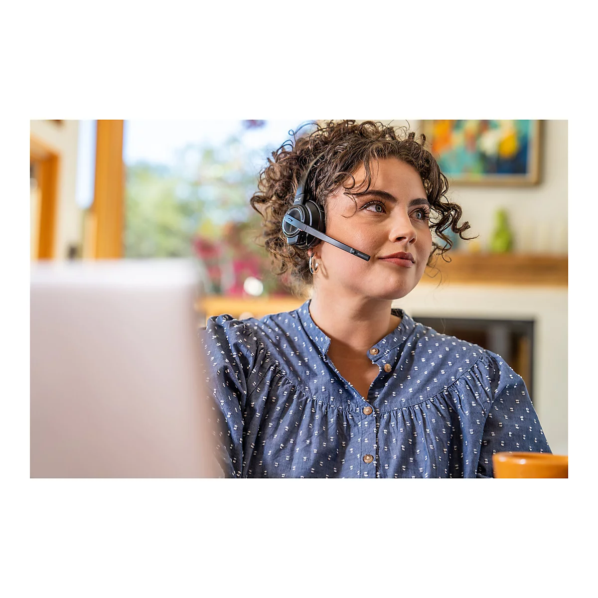Poly Savi 8210 Office - Savi 8200 series - Headset - On-Ear - DECT / Bluetooth - kabellos