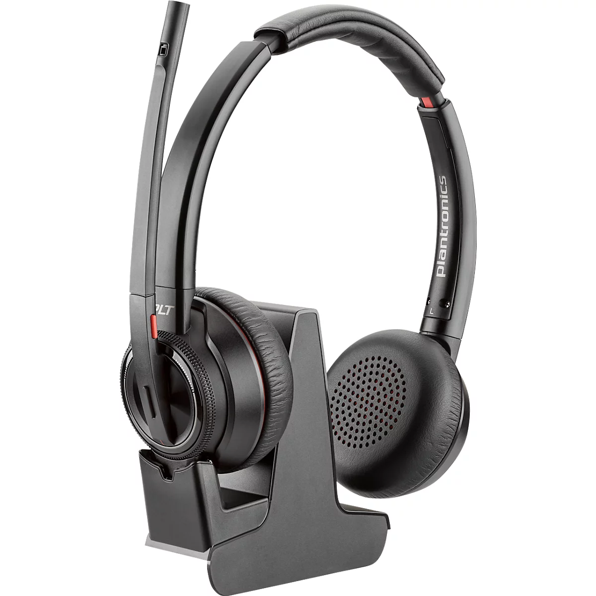 Poly Savi 8220-M Office DECT Stereo-Headset, Noise-Cancelling