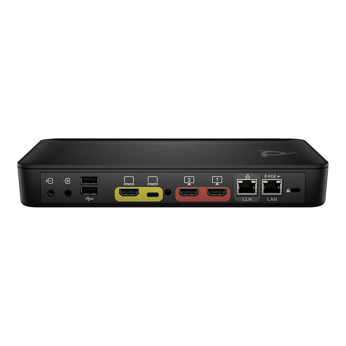 Poly Studio G62 - Ohne Netzkabel - Videokonferenzsystem - Zertifiziert für Microsoft Teams, Certified for Poly Video - Schwarz - TAA-konform