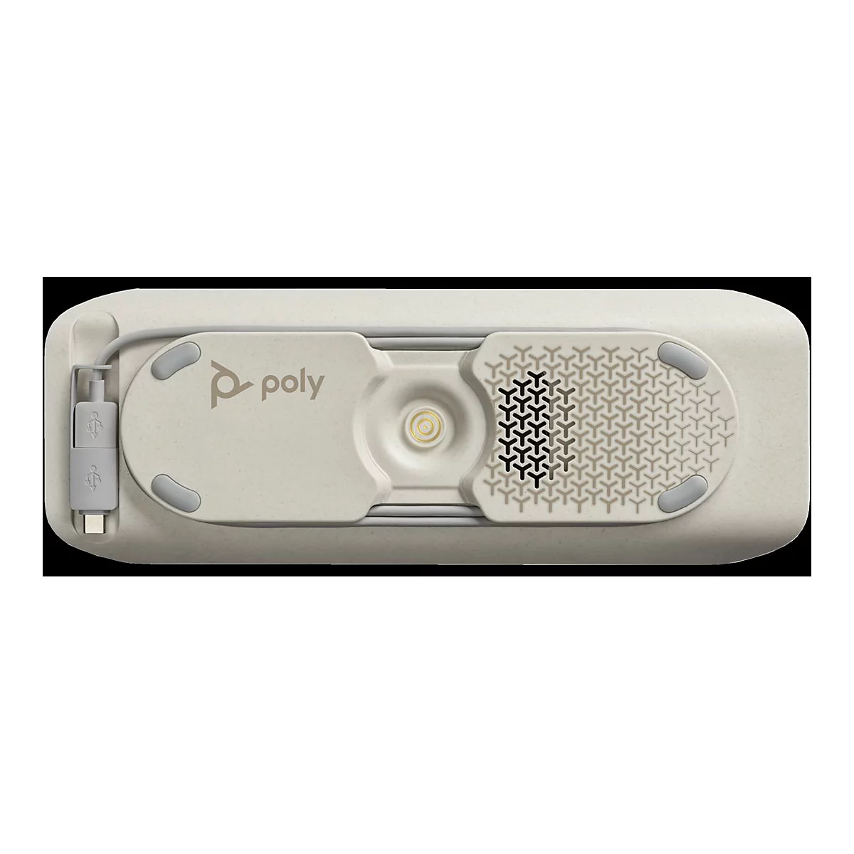 Poly Sync 40-M - Smarte Freisprecheinrichtung - Bluetooth - kabellos, kabelgebunden - USB-A, USB-C - Silber