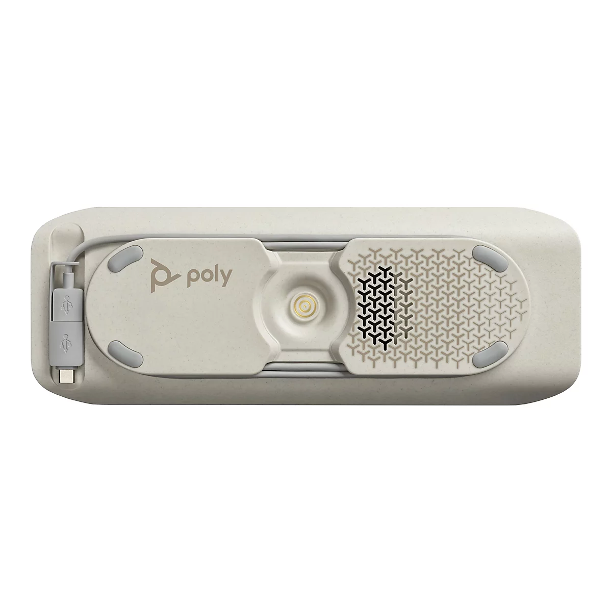 Poly Sync 40 - Smarte Freisprecheinrichtung - Bluetooth - kabellos, kabelgebunden - Silber - Zoom Certified