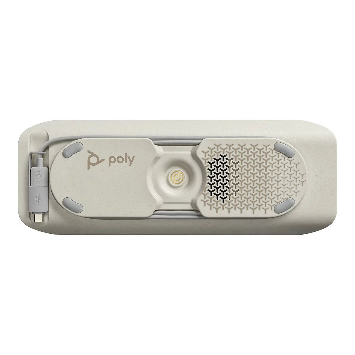 Poly Sync 40+ - Smarte Freisprecheinrichtung - Bluetooth - kabellos, kabelgebunden - USB-A, USB-C - Schwarz, Silber