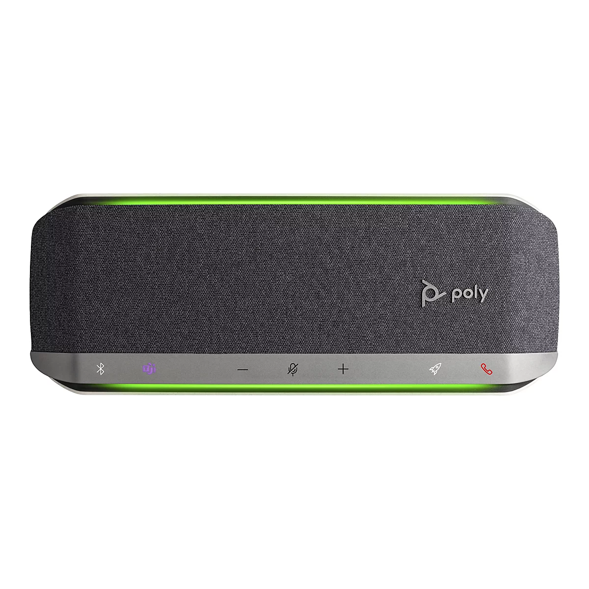 Poly Sync 40+ - Smarte Freisprecheinrichtung - Bluetooth - kabellos, kabelgebunden - USB-A, USB-C - Schwarz, Silber
