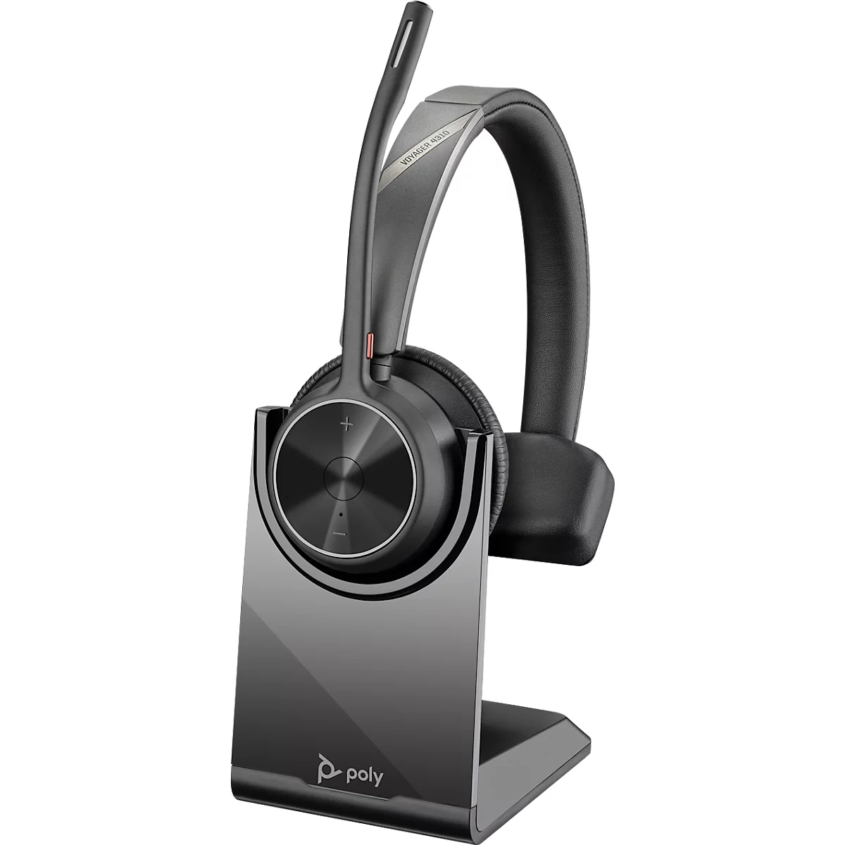 Poly Voyager 4310 UC Monaurales Headset +BT700 USB-A Adapter +Ladestation