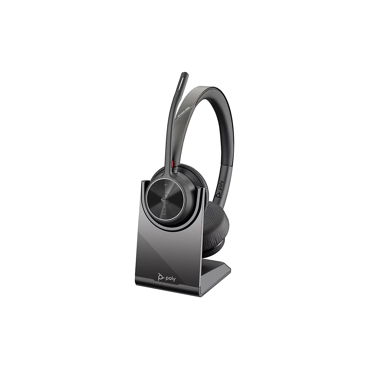 Poly Voyager 4320-M - Voyager 4300 UC series - Headset - On-Ear - Bluetooth - kabellos, kabelgebunden