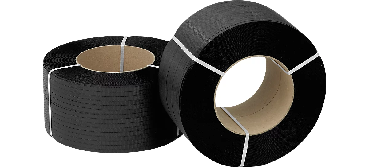 Polypropylen-Umreifungsband, 12,0 mm breit, 0,55 mm x 5.000 m (2 Rollen)
