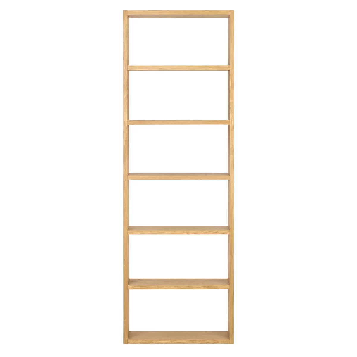 Pombal wandboekenkast, 6 OH, B 740 x D 340 x H 2240 mm, uitbreidbaar, wild eiken