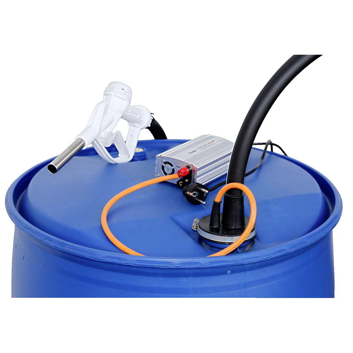 Pompe électrique CEMO CENTRI SP 30, 12V, pour AdBlue®, diesel, eau douce et antigel de radiateur, alimentation électrique 230V, tuyau de 4m, pistolet