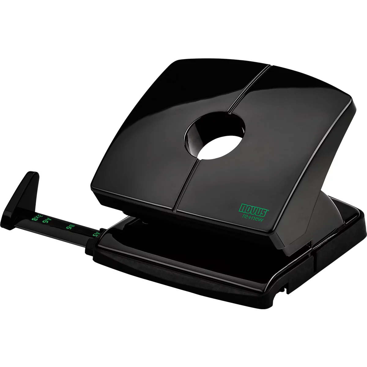 Pons NOVUS B 220 re+nieuw, tot 20 vel, voor A4/A5/A6/B5/B6/US/3x8/Folio, aanslagrail, massief metaal &amp; gerecycled kunststof