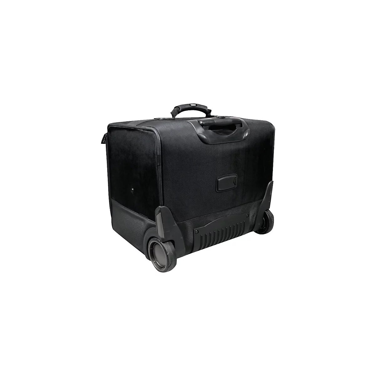PORT Bristol L - Koffer mit Rollen für Ordner - 1680D ballistisches Polyester - Schwarz