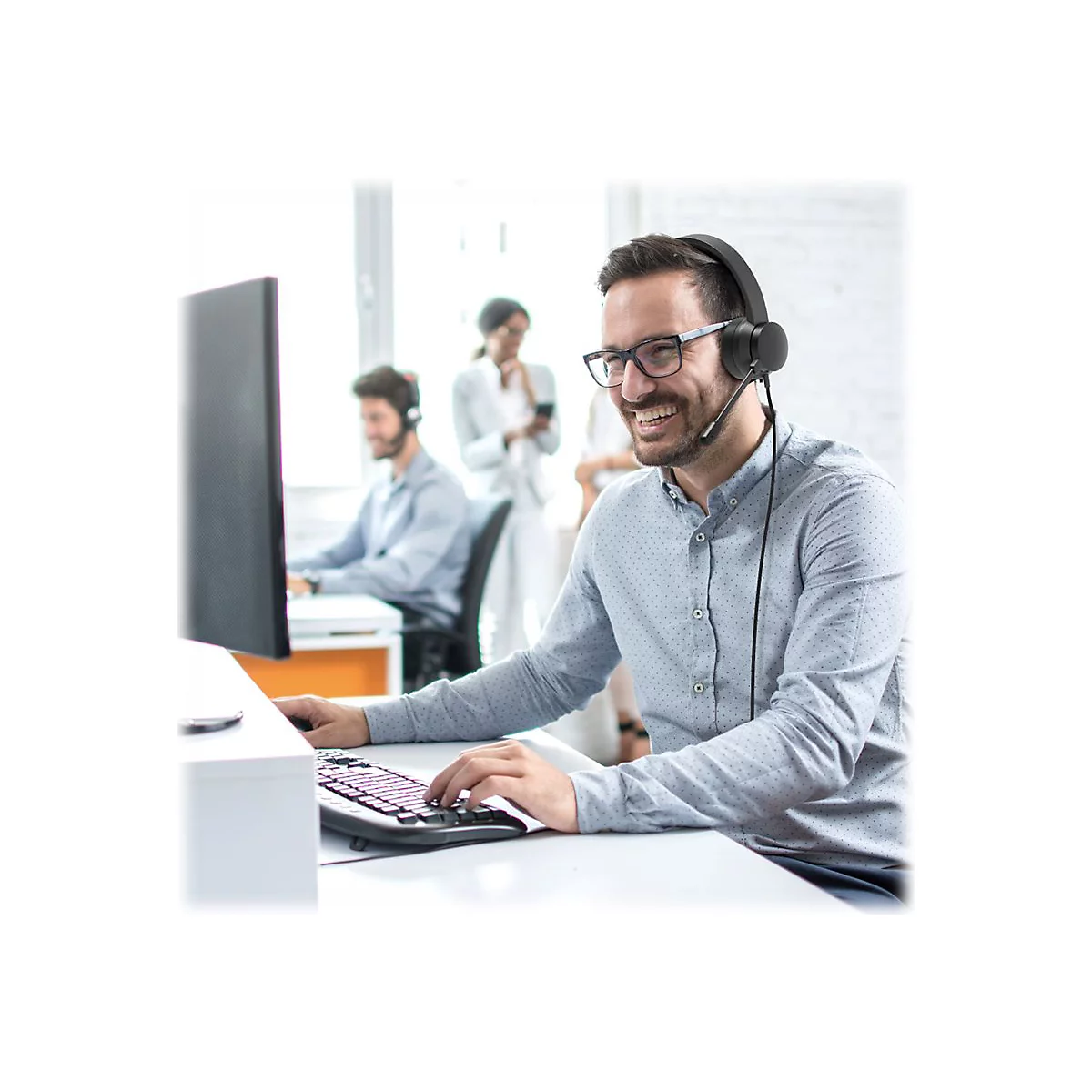 PORT Connect - Headset - On-Ear - kabelgebunden - USB-A