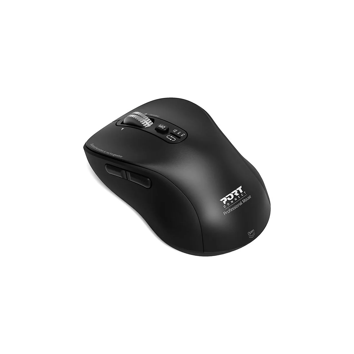 PORT Connect - Maus - Expert, wiederaufladbar - optisch - 6 Tasten - kabellos