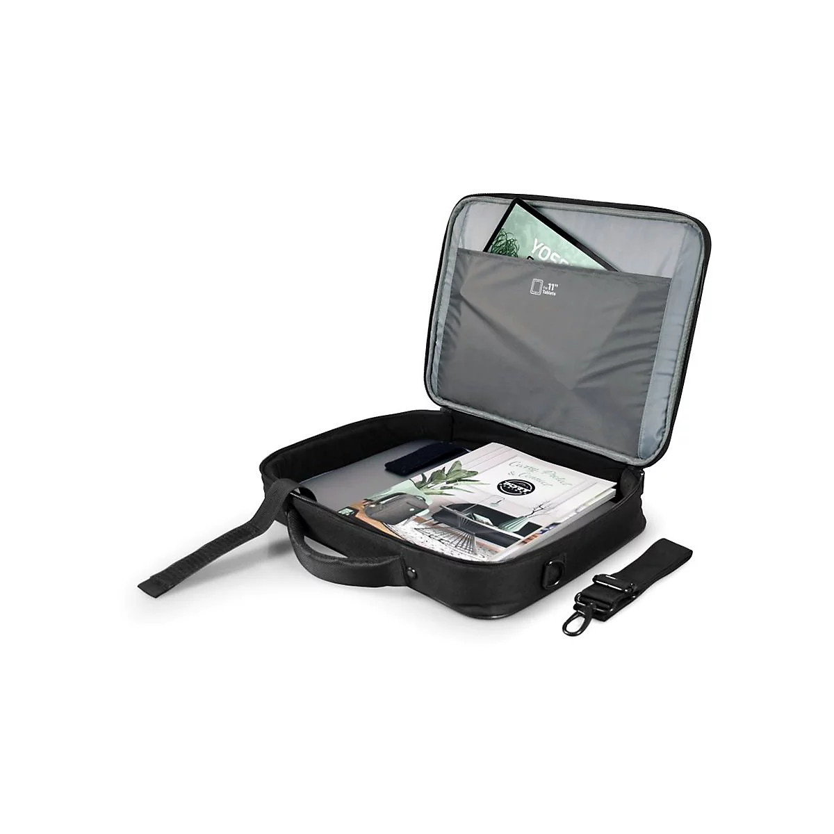 PORT COURCHEVEL Clamshell - Notebook-Tasche - 43.9 cm (17.3') - Schwarz