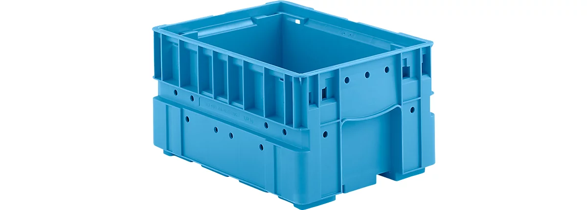 Portador de carga pequeña C-KLT 4321, polipropileno, An 400 x P 300 mm, hasta 50 kg, azul claro