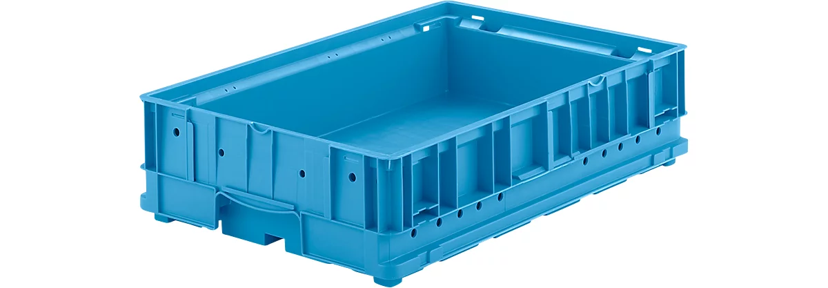 Portador de carga pequeña C-KLT 6414, polipropileno, An 600 x P 400 mm, hasta 50 kg, azul claro
