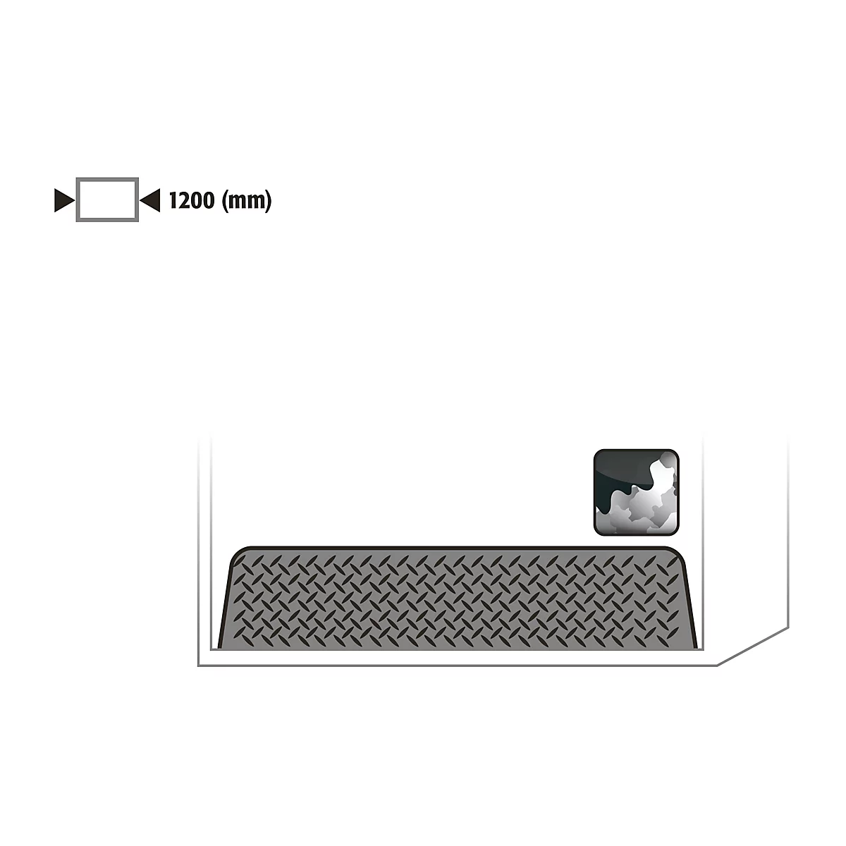 Porte à tambour pour armoire pour bouteilles de gaz comprimé asecos LG.215.135, verrouillable, tôle d'acier zinguée, grise