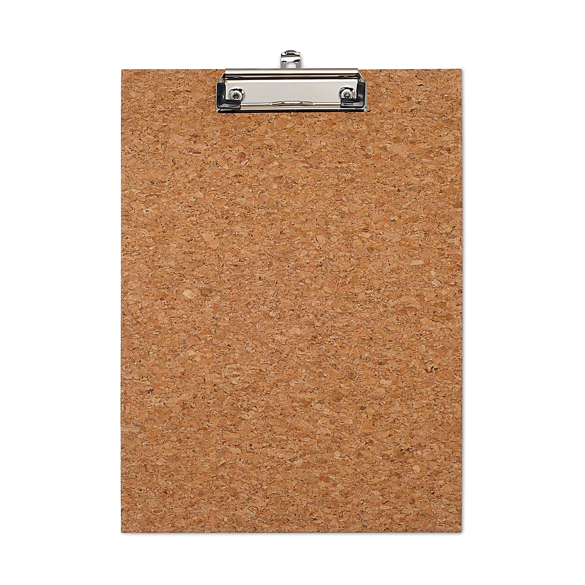 Porte-bloc en liège Maulcork, format A4, largeur de pince de 8 mm, avec œillet de suspension, liège naturel
