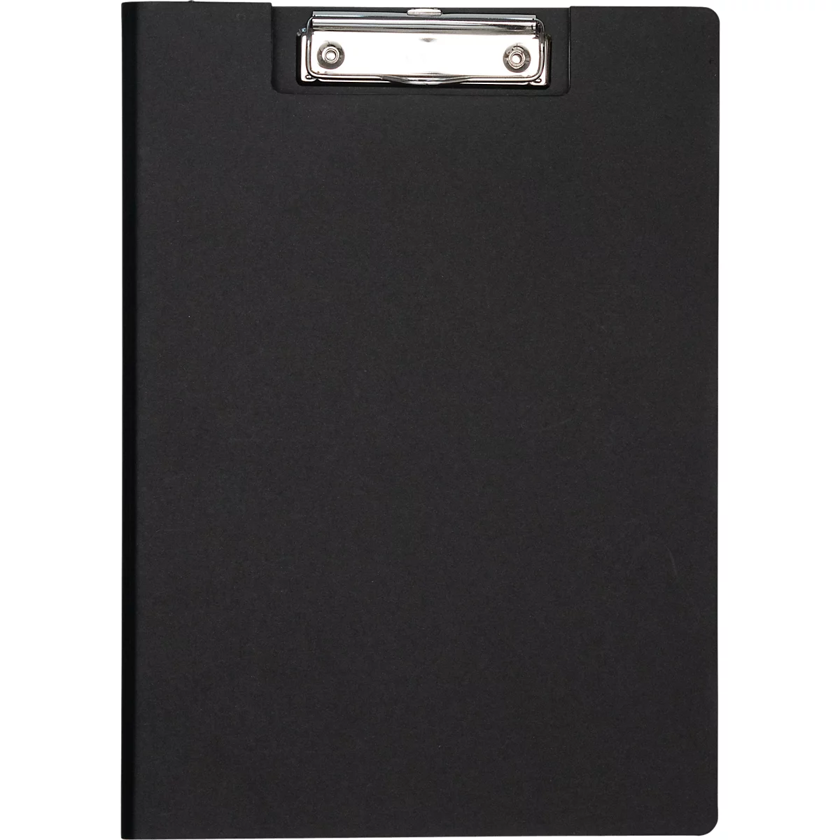 Porte-bloc Maul MAULbalance, A4, pince 8 mm, personnalisable, à suspendre, L 323 x l 234 x H 16 mm, carton, recyclable, noir