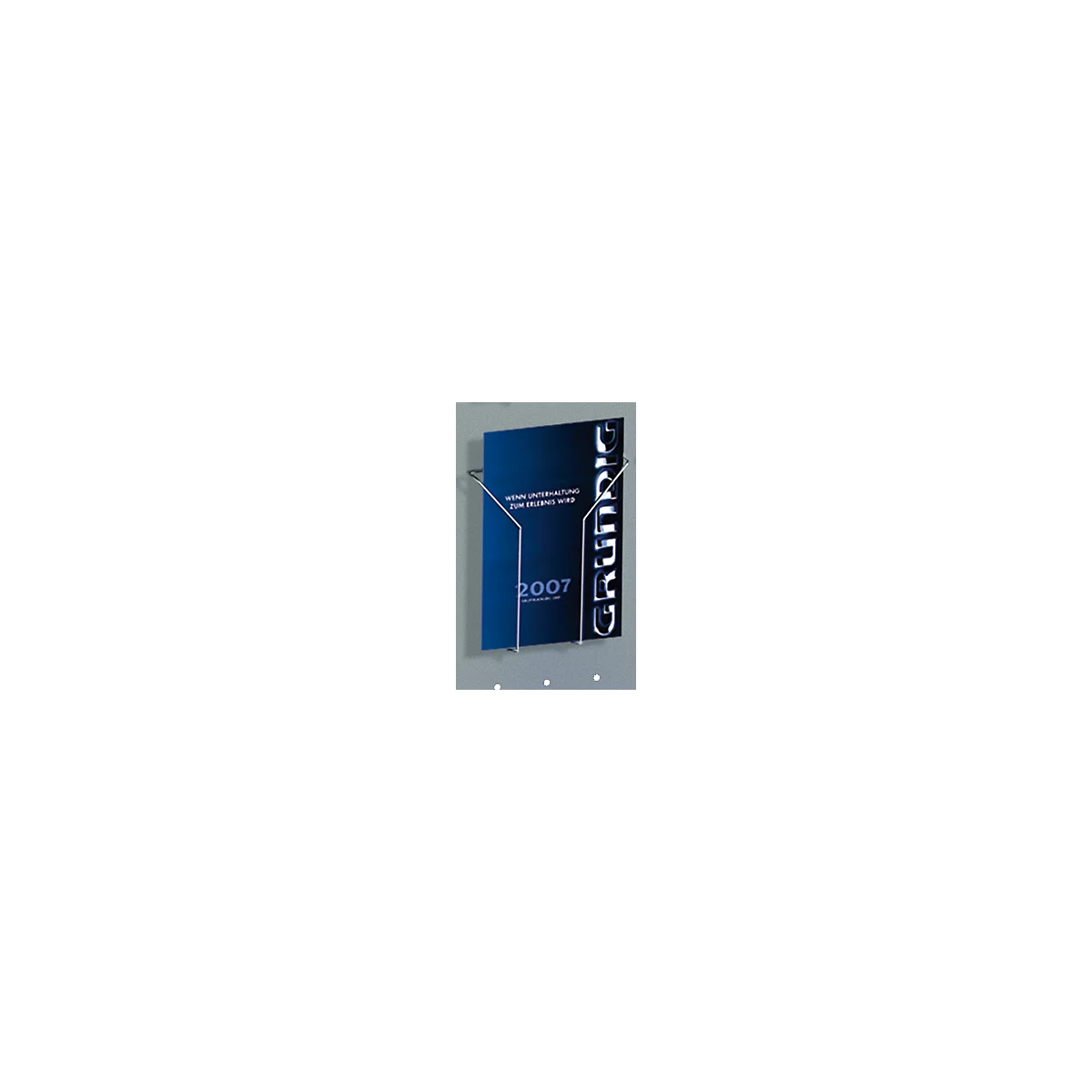 Porte-brochures, format A4, 2 p.