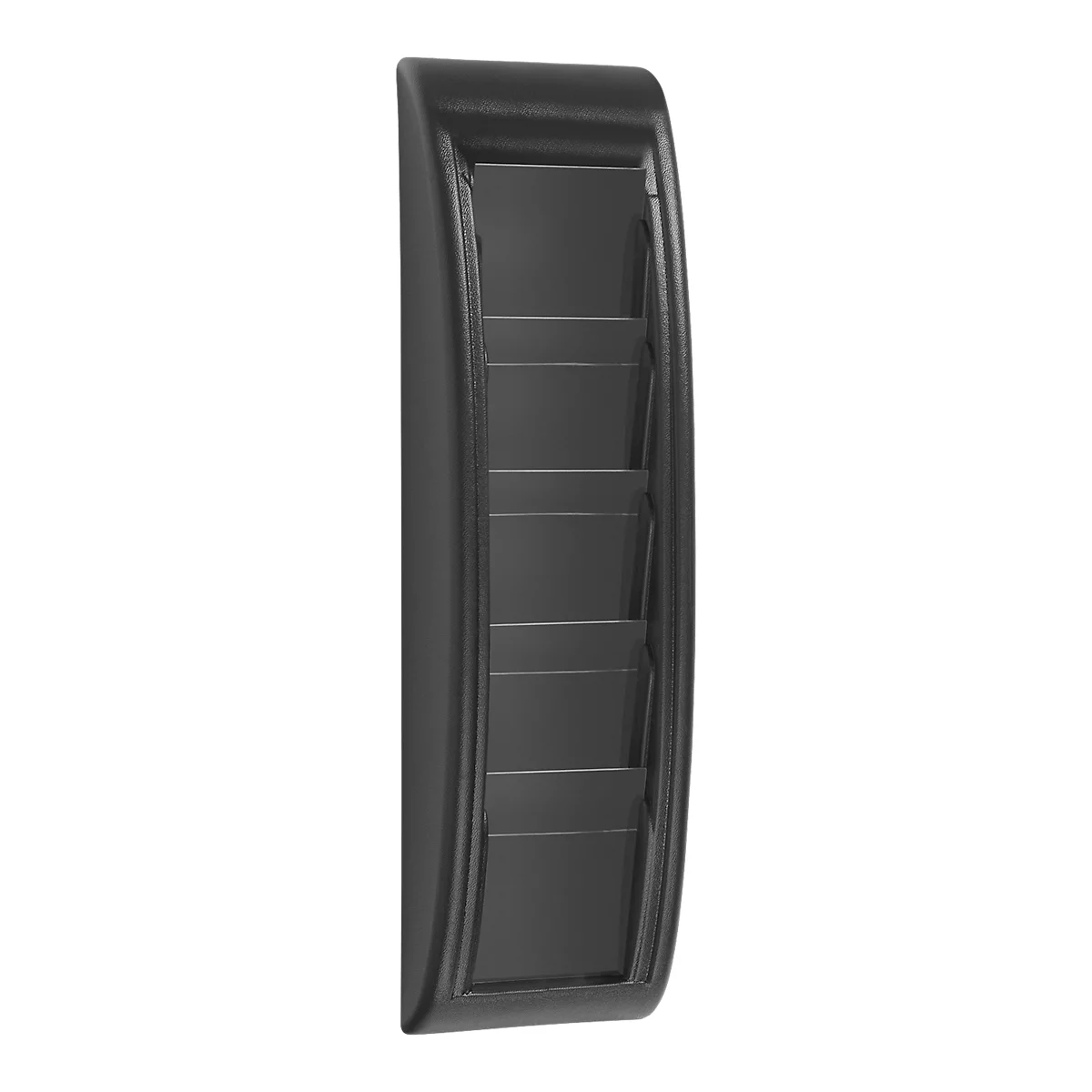 Porte-brochures mural Paperflow Quickfit, 5 cases au format 1/3 A4, L 168 x P 95 x H 650 mm, polystyrène, noir