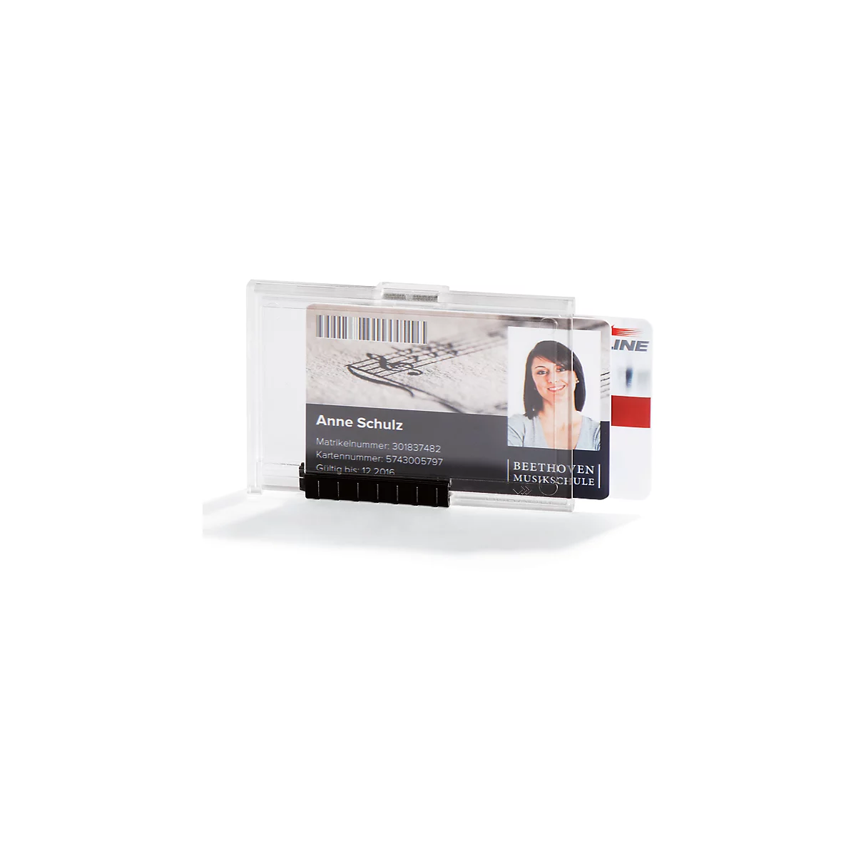 Porte-cartes Pushbox Duo Durable, plastique, jusqu'à 2 cartes par fente, 10 p.