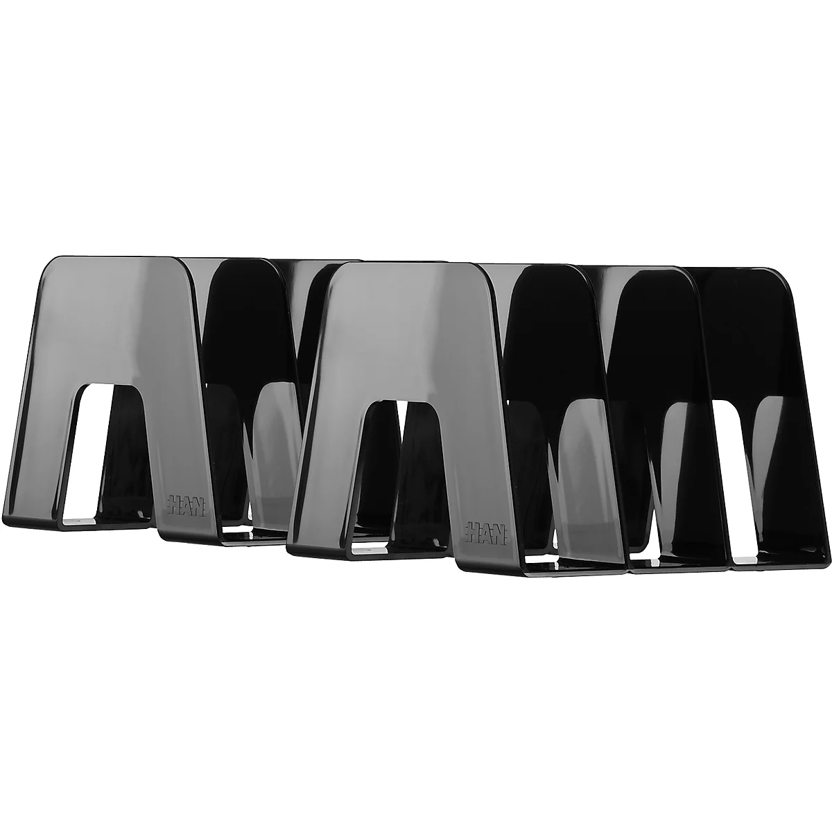 Porte-catalogues SORTER, largeur 209 mm, plastique, 2 p., noir