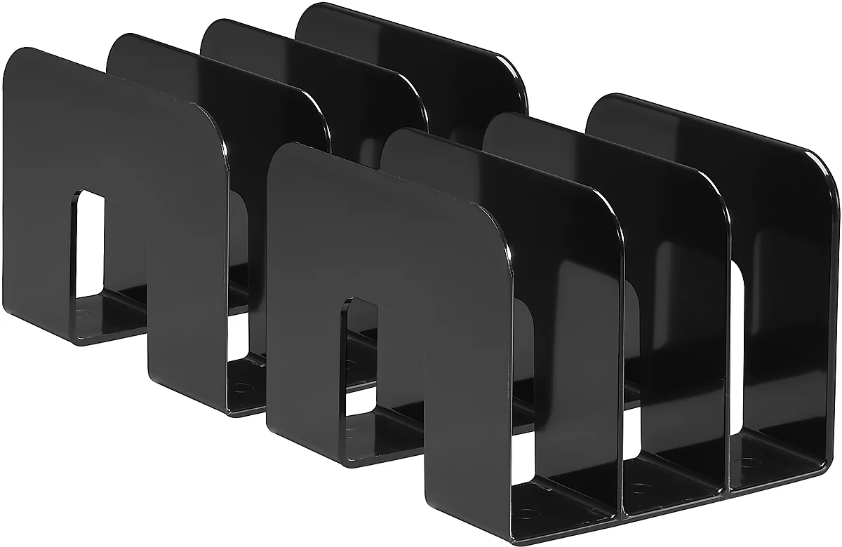 Stock Bureau - DURABLE Porte-revues TREND plastique 3 compartiments (L)215  x (P)210 x (H)165 mm Noir