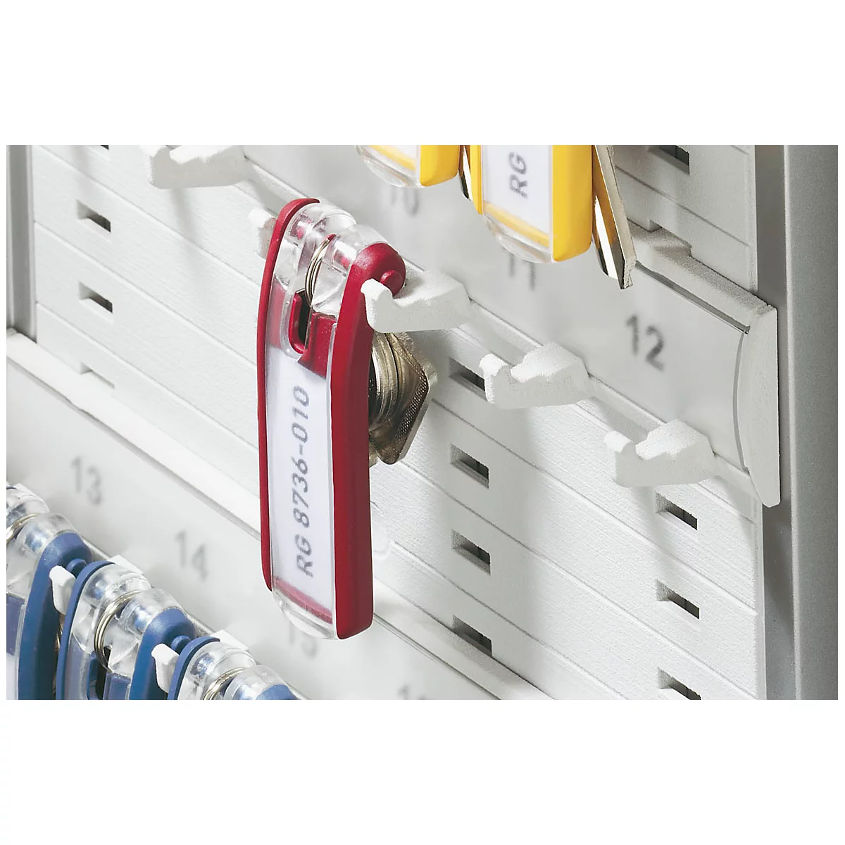 Porte-clés Key Clip, rouge, 6 p.