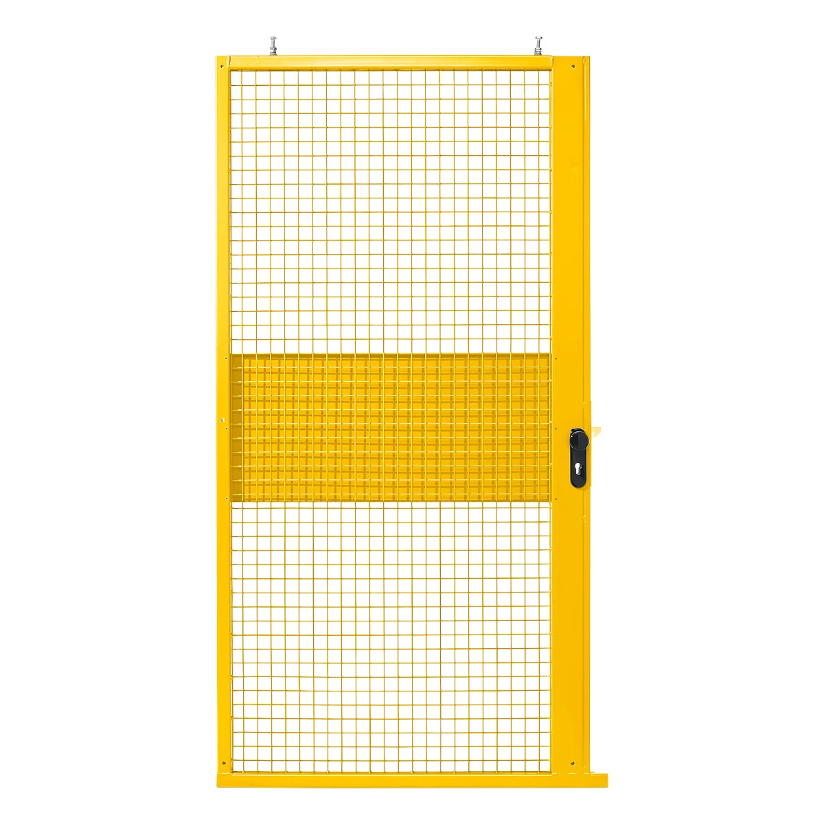 Porte coulissante, pour système de cloison grillagée, l. 1110 x H 2110 mm, jaune