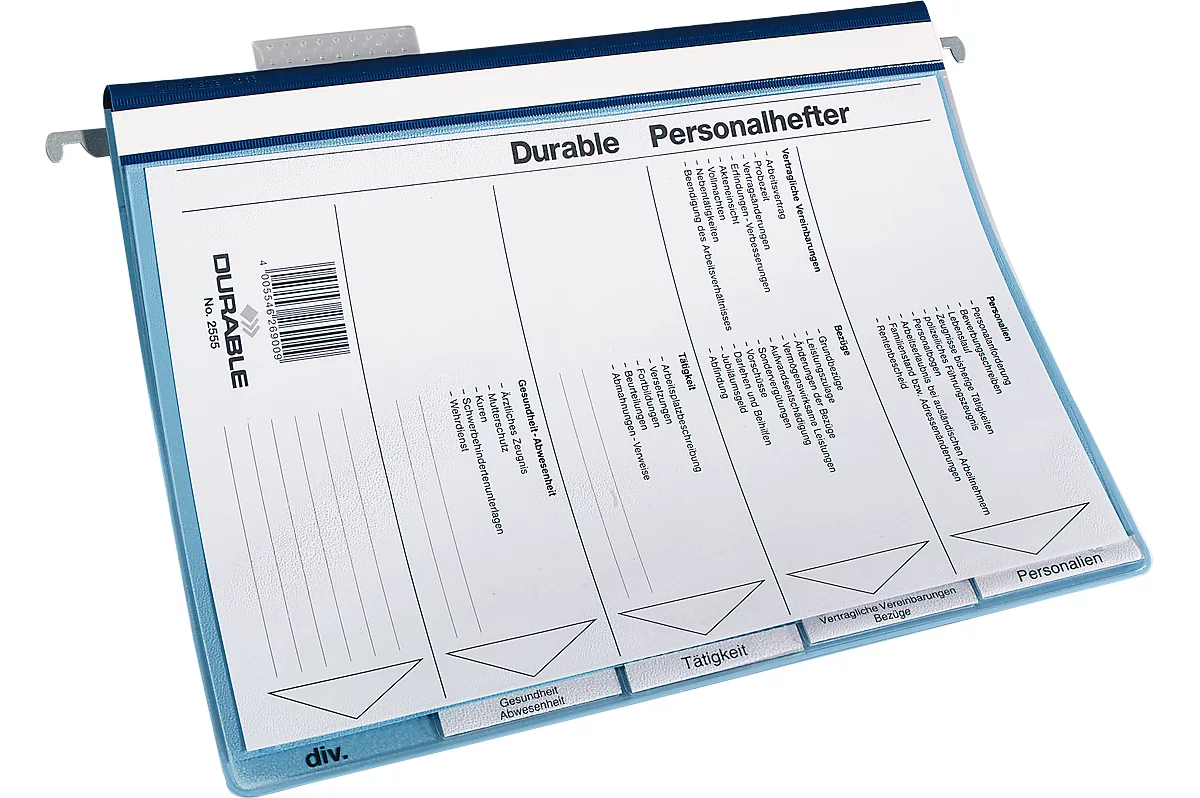 Porte-documents du personnel DURABLE, format A4, 1 p.