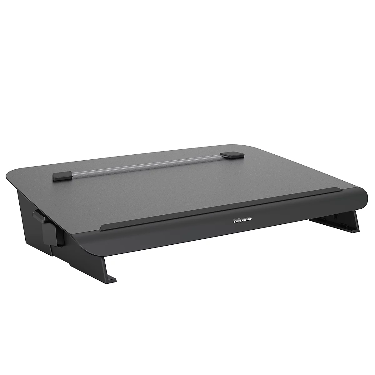 Porte-documents et support d'écriture en métal Hana™ Fellowes, avec tiroir d'accessoires, réglable en hauteur et en angle, noir