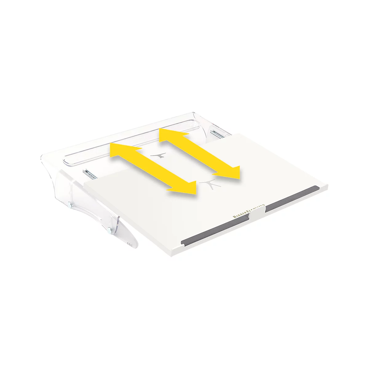 Porte-documents Flex Desk 630 New, hauteur ajustable, avec compartiment de rangement