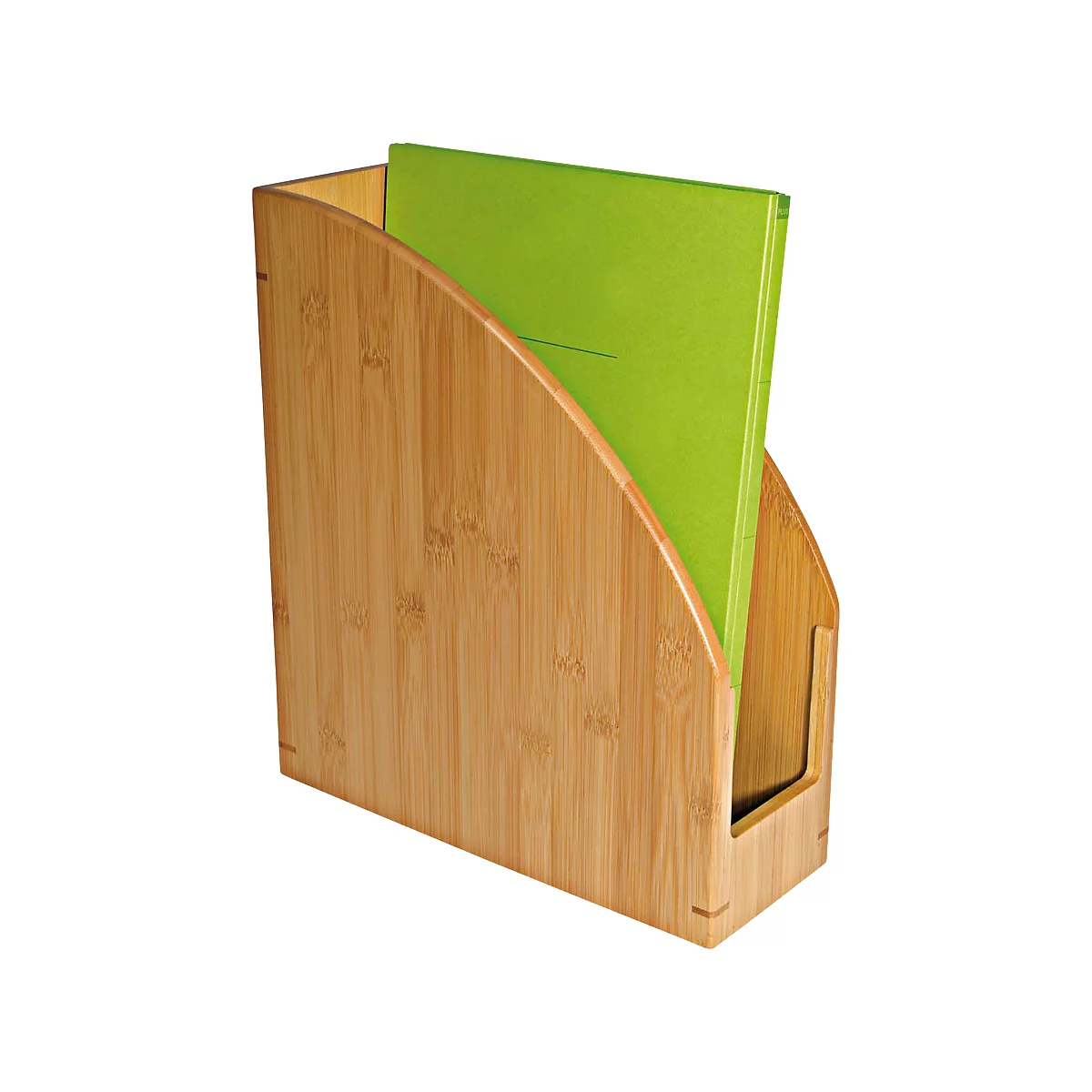 Porte-revues bambou Wedo, format A4, très solide