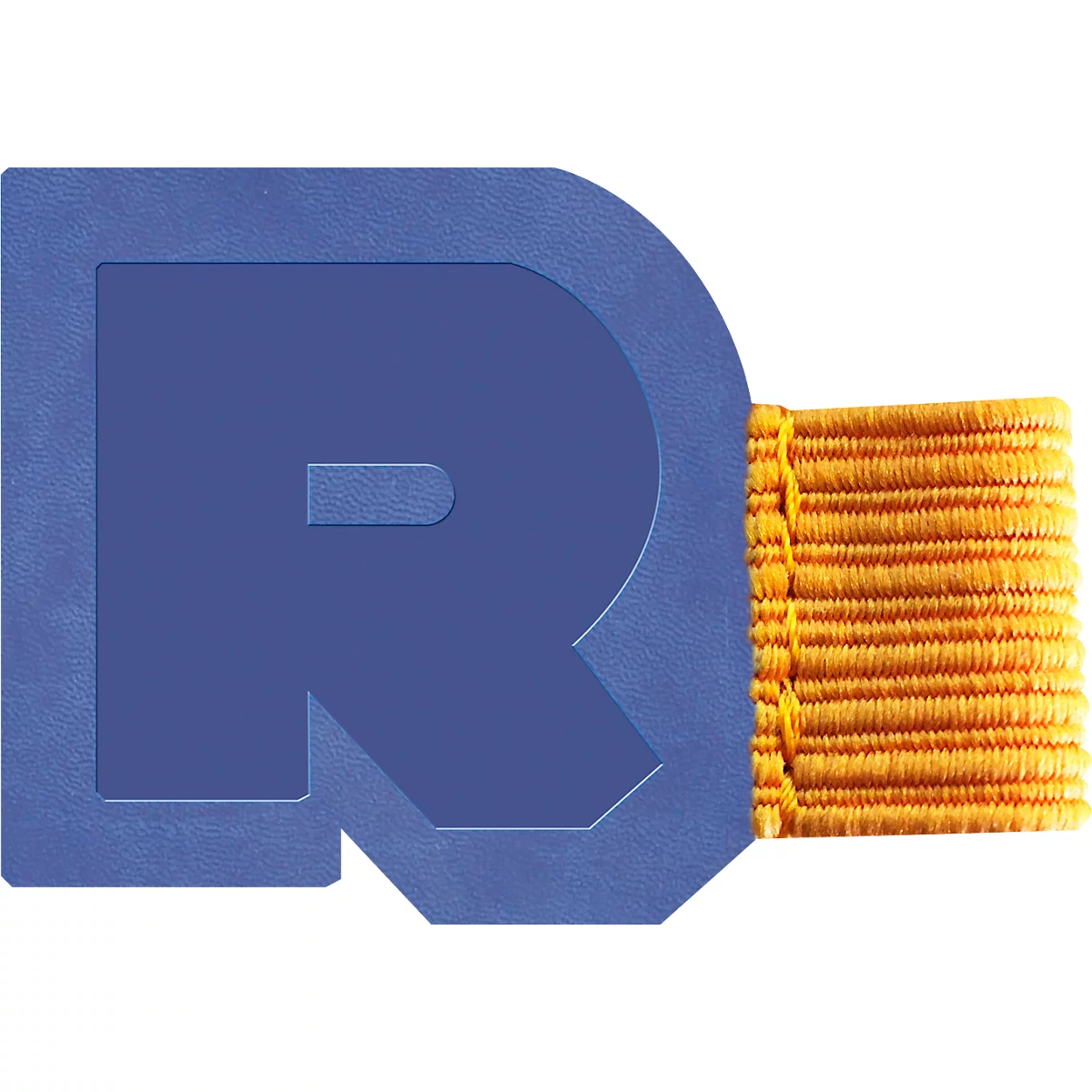 Porte-stylo Rhodiarama, adhésif, 40 x 30 mm, similicuir, pour blocs et carnets, bleu saphir