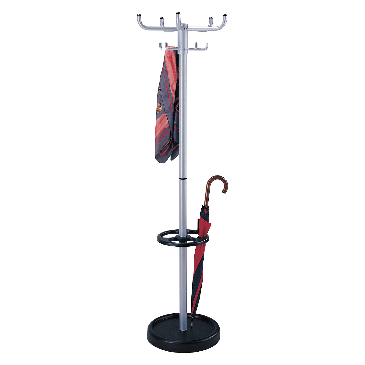 Portemanteau Larco, argent/noir