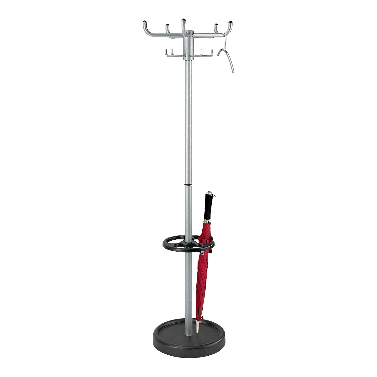 Portemanteau Larco, argent/noir