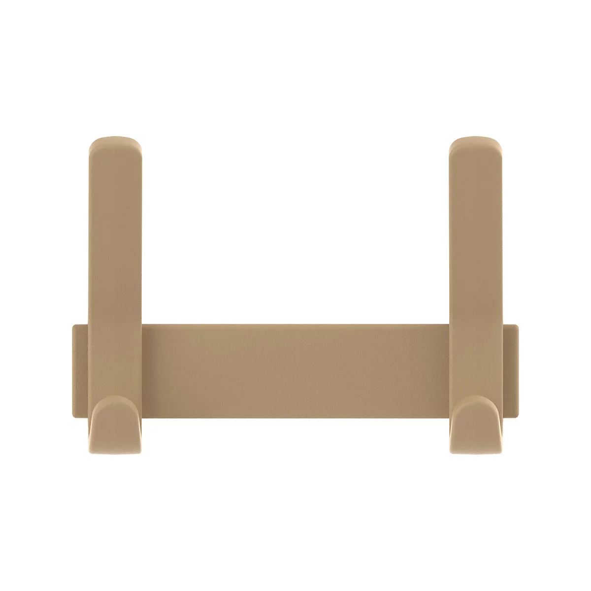 Porte-lame brun clair sur fond blanc.