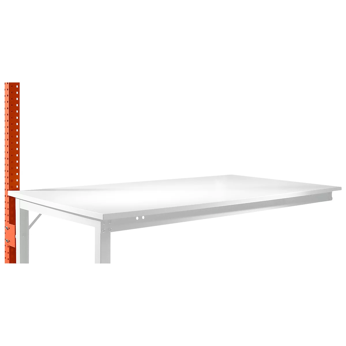 Portique, bas, table d'extension SPEZIAL table de travail/établi UNIVERSAL/PROFI, rouge orangé