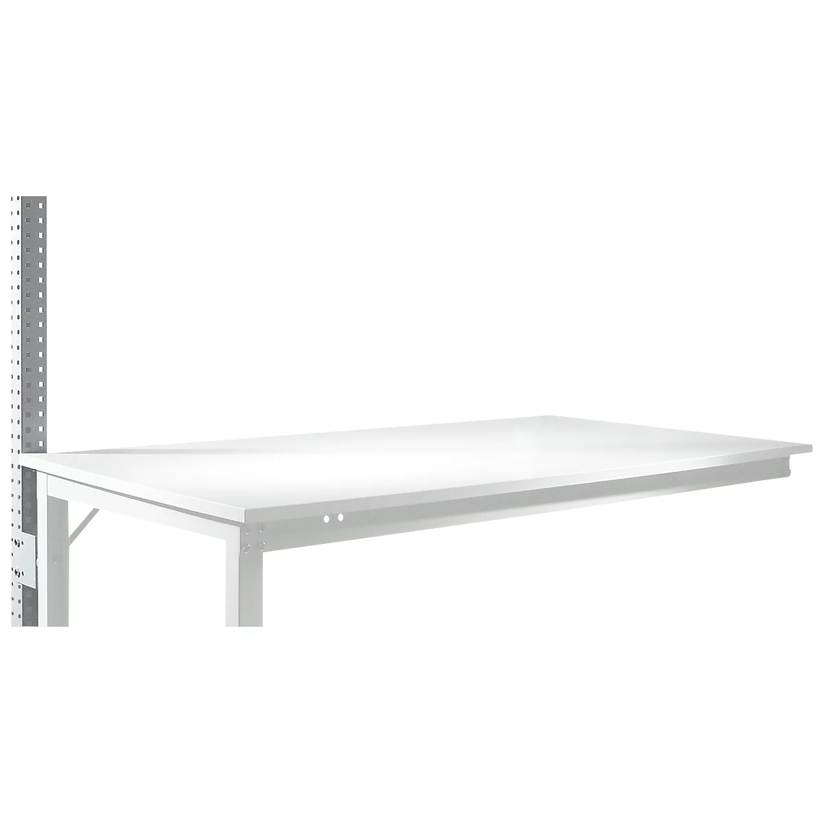 Portique Manuflex, pour tables d'extension Universal/Profi Standard, hauteur utile 600 mm, alu argent