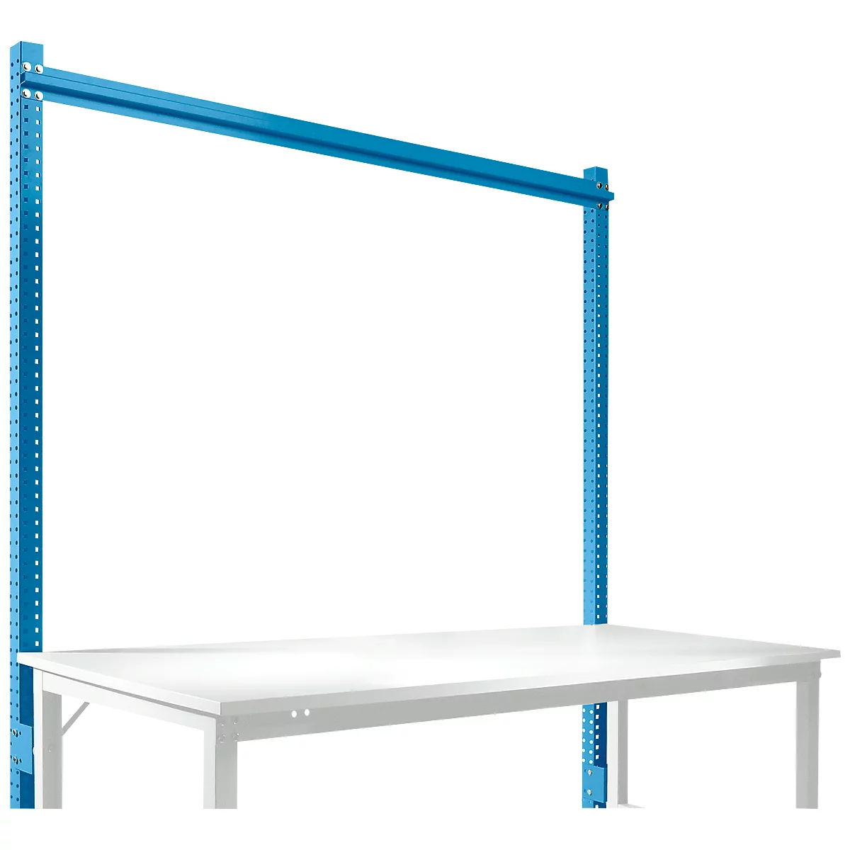 Portique, poste de travail modulaire SPEZIAL, système table de travail/établi UNIVERSAL/PROFI, 1750 mm, bleu clair
